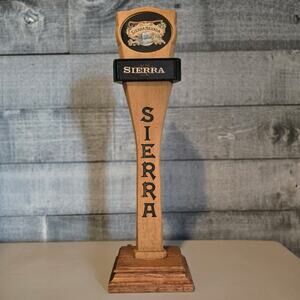 Vintage Sierra Nevada Beer Tap Handle Wooden Pale Ale Breweriana Decor